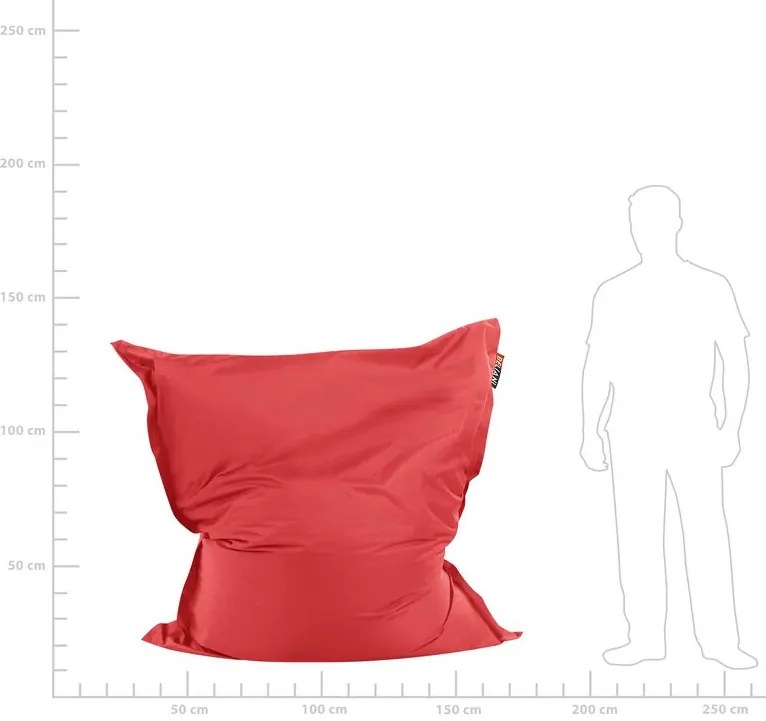 Sedací vak 140x180 cm Xl (červená). Vlastná spoľahlivá doprava až k Vám domov. 1009278