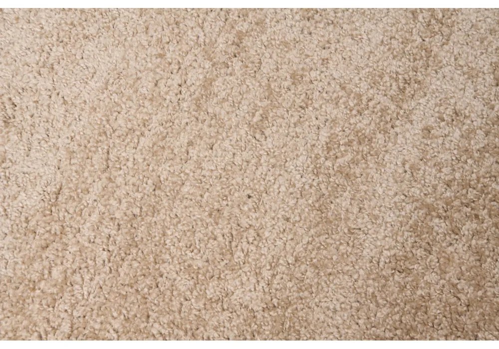 Kusový koberec Shaggy Parba béžový atyp 80x300cm