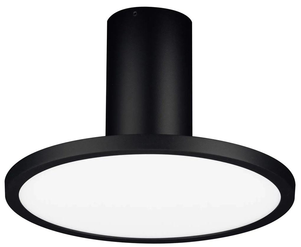 LED čierne moderné stropné svietidlo Ekei