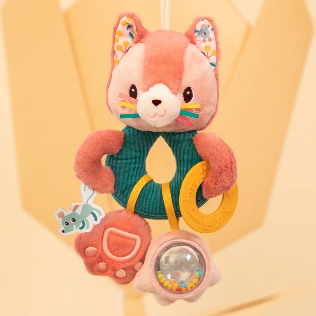 Lilliputiens - motorická hračka s aktivitami - mačička Jeanne