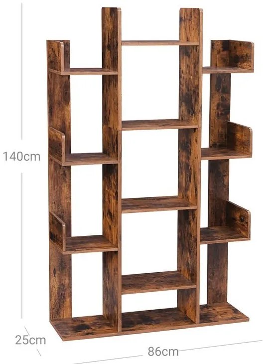 Knižnica v tvare stromu VASAGLE LBC67BXV1