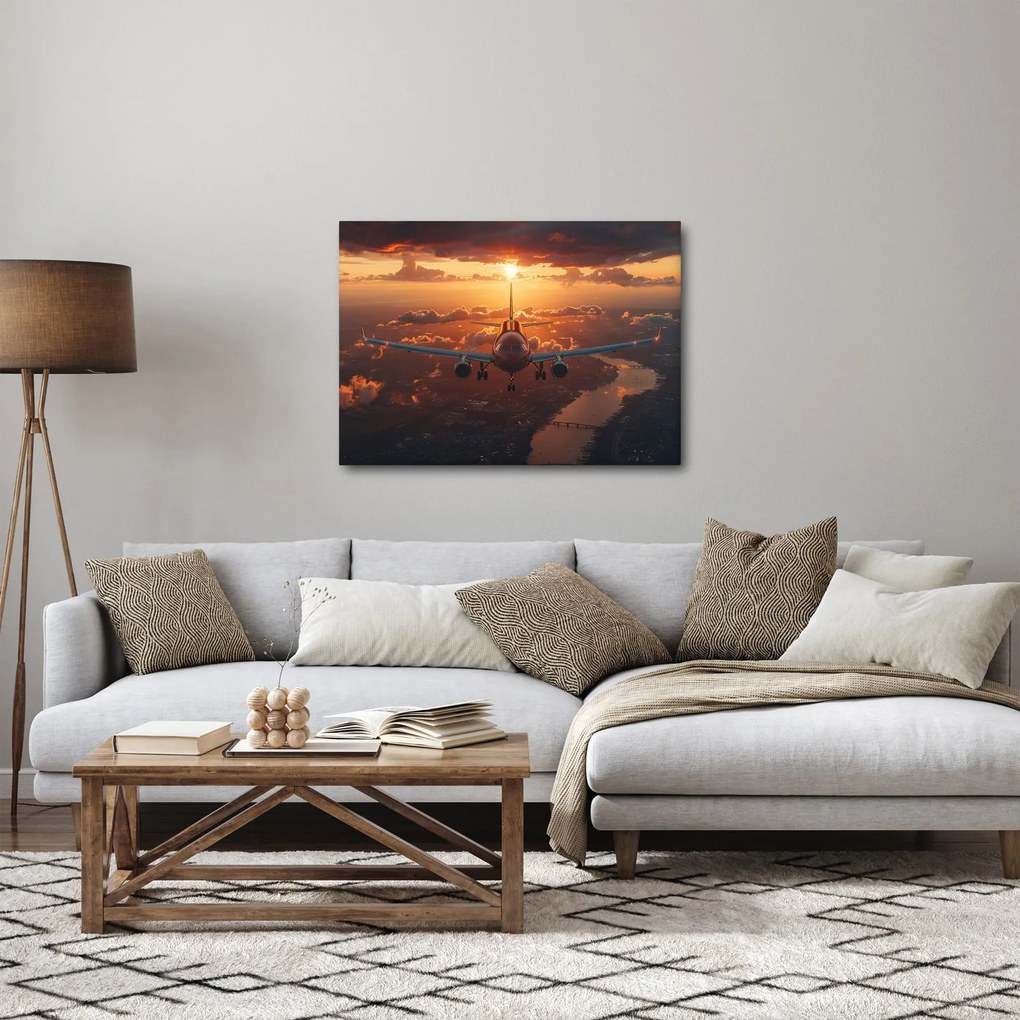 Obraz - Dopravné lietadlo (70x50 cm)