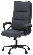 Autronic BONTEC Kancelárske kreslo, hojdací mechanizmus, čierna látka, KA-Y348 BK2 Farba: Šedá