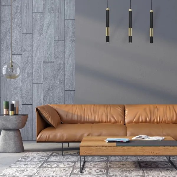 LED Luster na lanku DALLAS 3xGU10/3W/230V