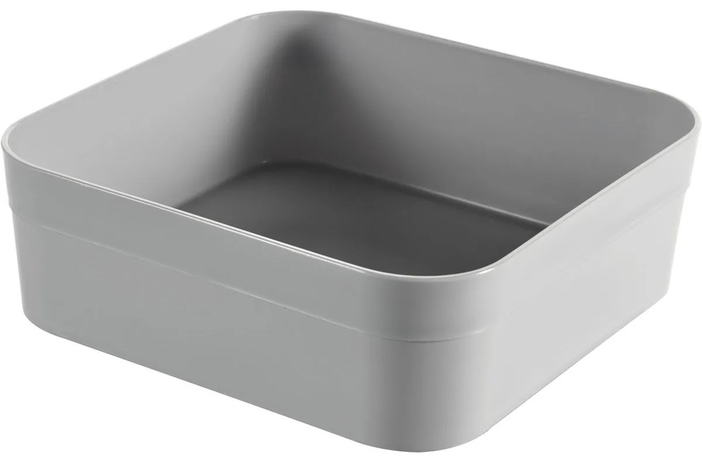 Curver Organizér do zásuvky INFINITY štvorcový svetlo sivý