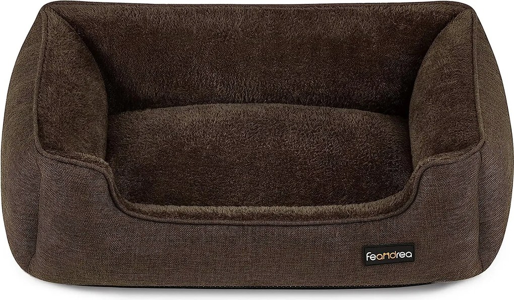 Pelech pre psa so snímateľným poťahom, pohovka pre psa, 90 cm, hnedý