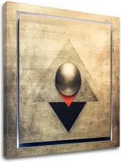 Zlatý dotyk na plátne Symmetry in Gold