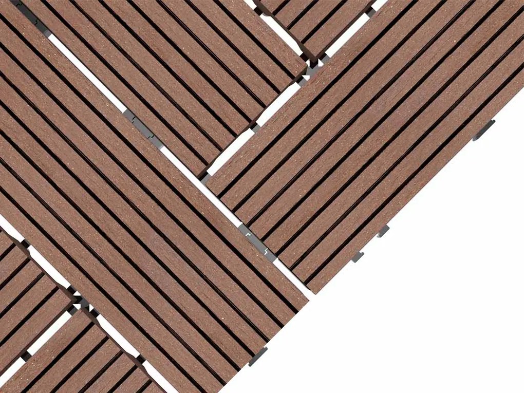 WPC dlaždica LEGI STYLE 30 x 30 cm, coffee