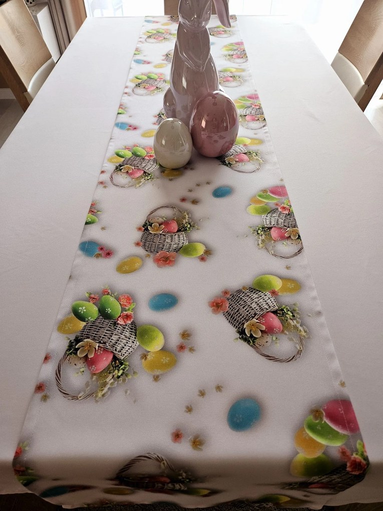 Dekorstudio Veľkonočný behúň s potlačou - Vzor 8 Rozmer behúňa (šírka x dĺžka): 40x220cm
