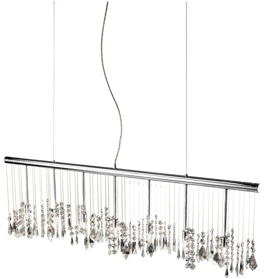 Kolarz 104.87.5 - Krištáľový luster na lanku STRETTA 7xG9/40W/230V lesklý chróm