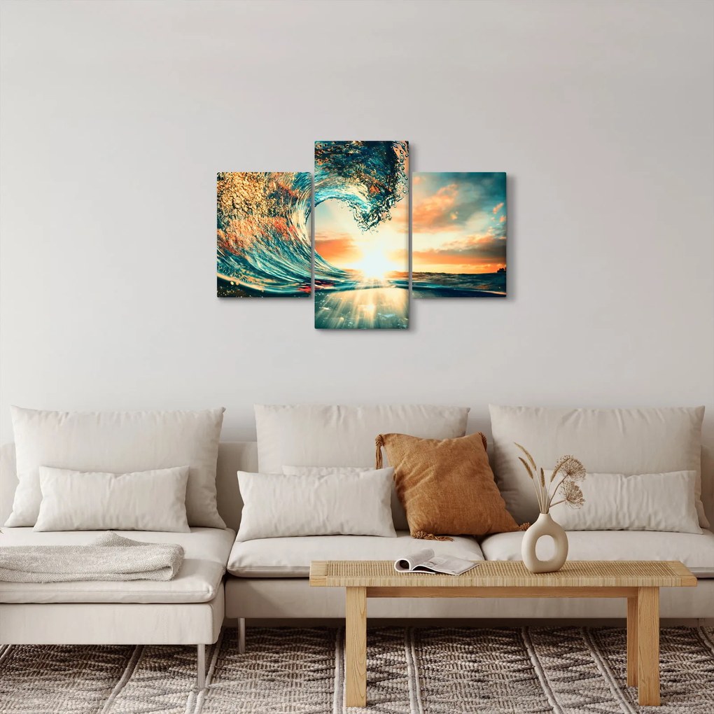 Obraz - Vlna (90x60 cm)