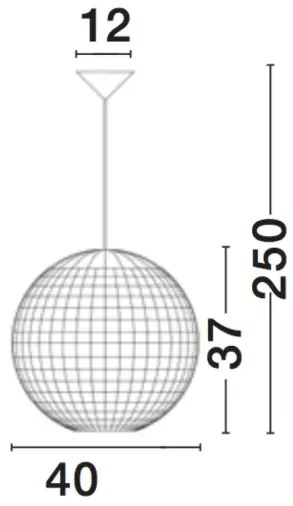 Rustikálny luster Griffin 40 hnedá