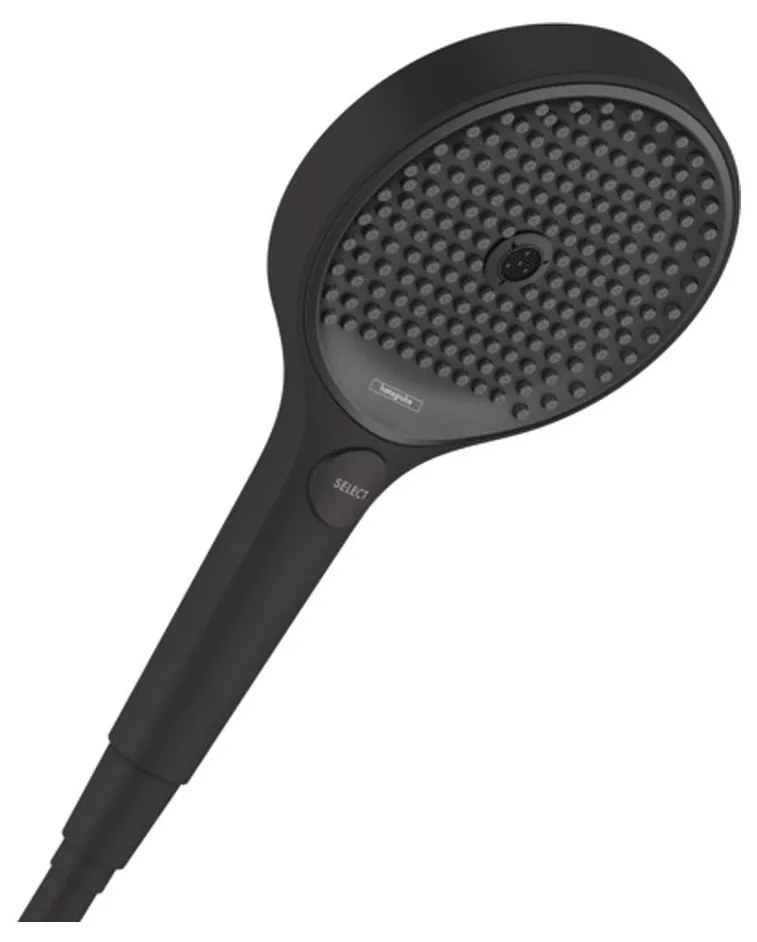 Hansgrohe Rainfinity, ručná sprchová hlavica 130 3-funkčná, čierna matná, HAN-26864670