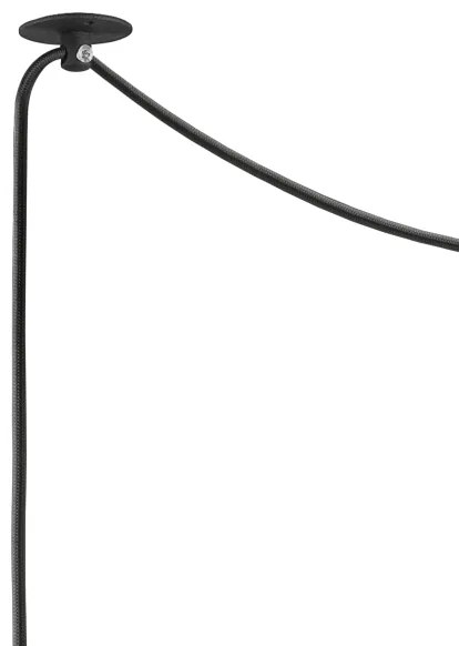 Luster na lanku INA 1xE27/42W/230V čierna