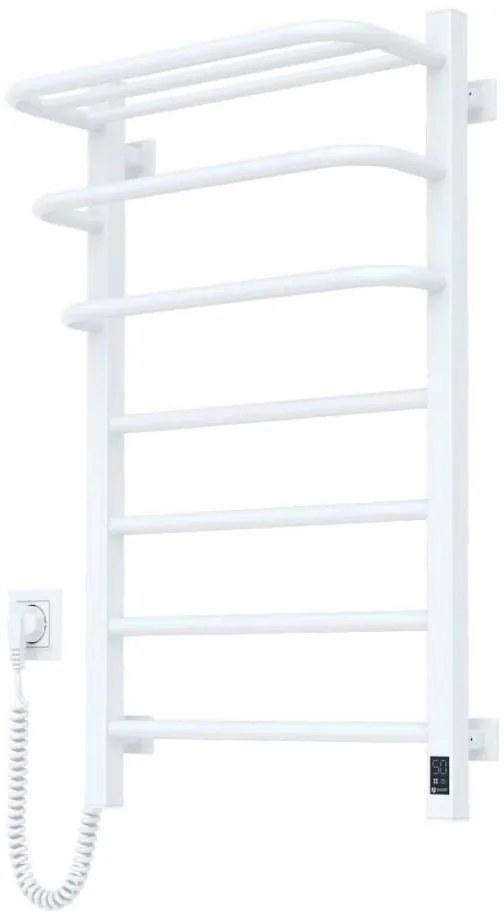 Kúpeľ. elektrický radiátor s term. FORTIS 350W/230V 80,6 cm IP44 biela ľavá