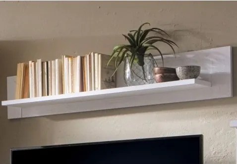 Nástenná polica Georgia, bielená pínia%