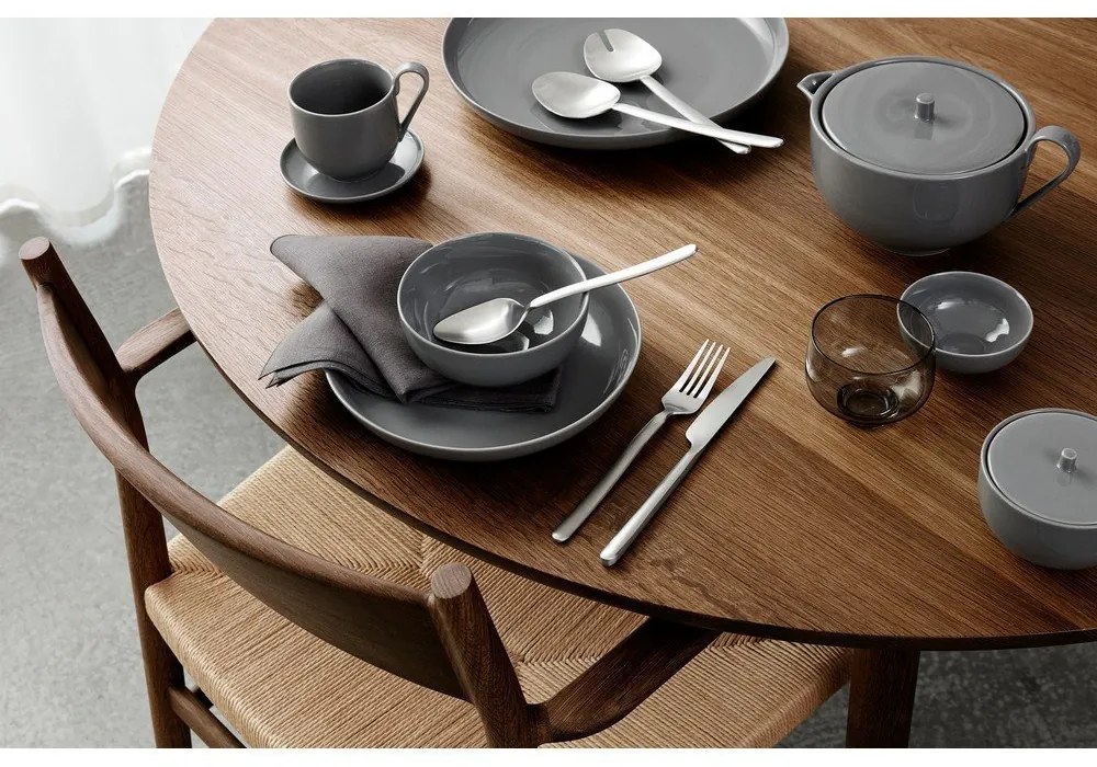 Čierny ľanový obrúsok Blomus, 42 x 42 cm