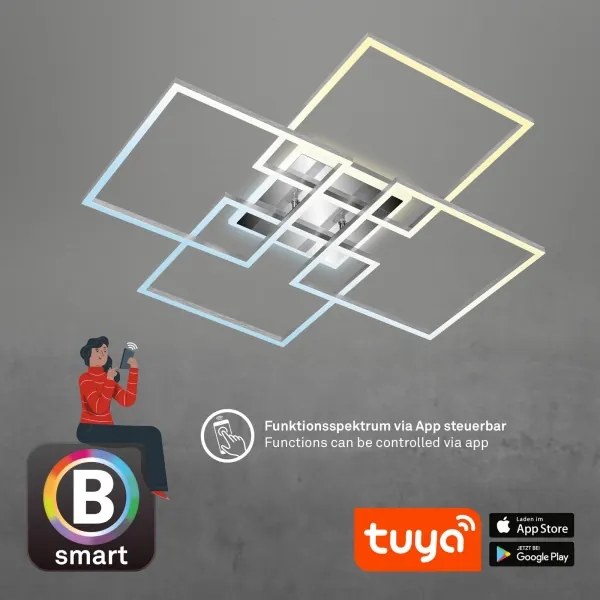 Brilo - LED Stmievateľný prisadený luster FRAME LED/50W/230VWi-Fi Tuya + DO