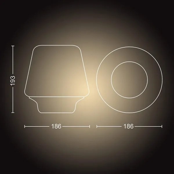 Philips 40801/30/P6 - LED Stmievateľná lampa Hue WELLNESS 1xE27/8,5W/230V + DO