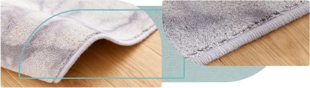 Koberec Agnella Isfahan Marmur svetlosivý