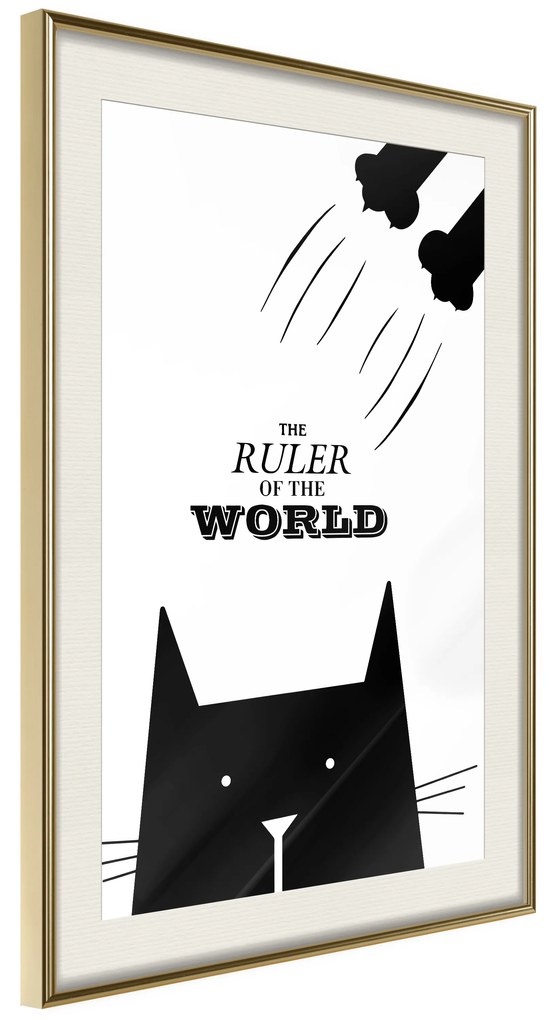 Artgeist Plagát - The Ruler Of The World [Poster] Veľkosť: 40x60, Verzia: Čierny rám