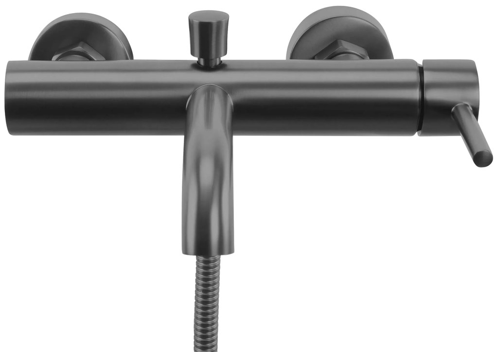 Rea Lungo, vaňová batéria s ručnou sprchovou súpravou, grafitová, REA-B1115