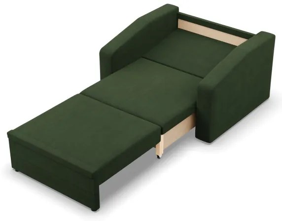 Kreslo ORBIT rozkladacie, zelené