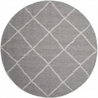 Koberec ARRUBA 4912 sivý kruh