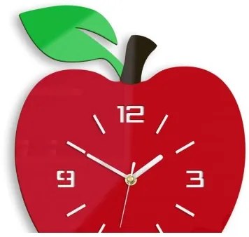 Sammer Jablkové hodiny na stenu v červenej farbe apple