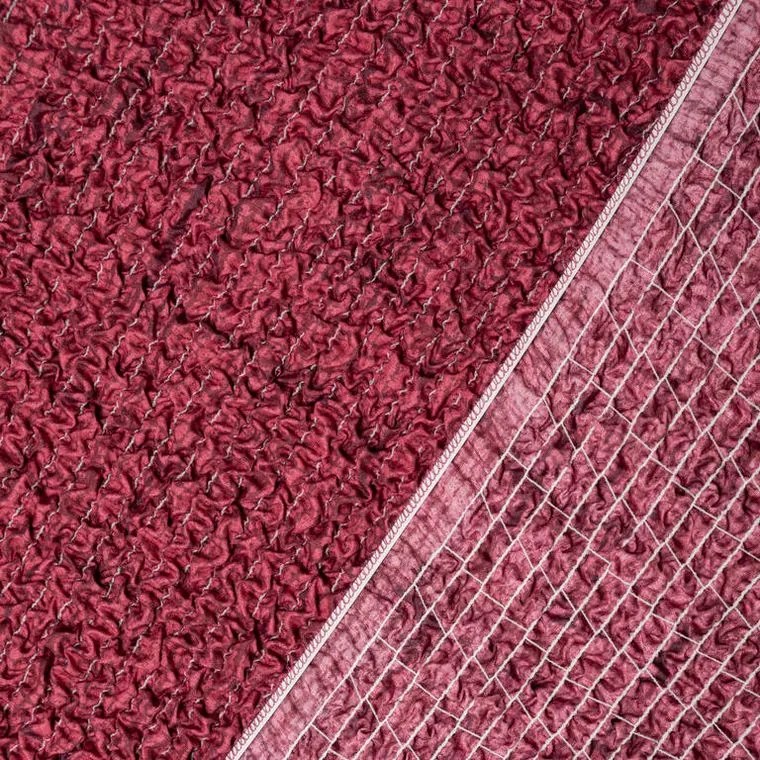 Bielastické poťahy VITTORIA bordó dvojkreslo (š. 120 - 160 cm)