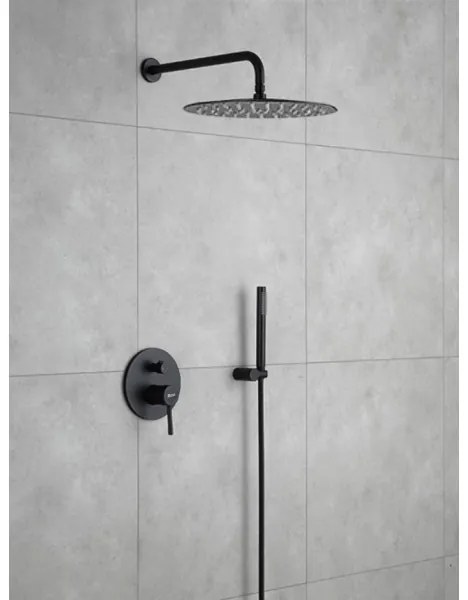 REA-P4100 - Sprchová súprava s podomietkovou batériou LUNGO čierna