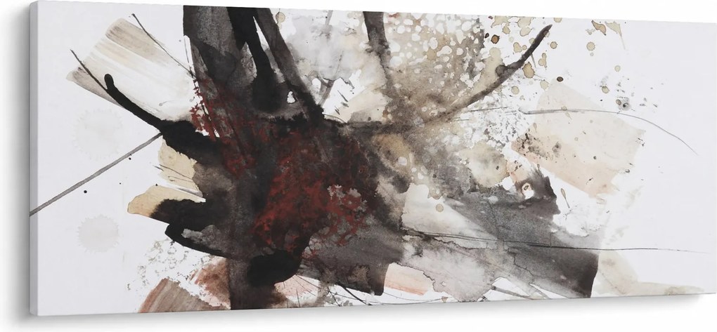 Obraz abstraktné maľby (120x50 cm)