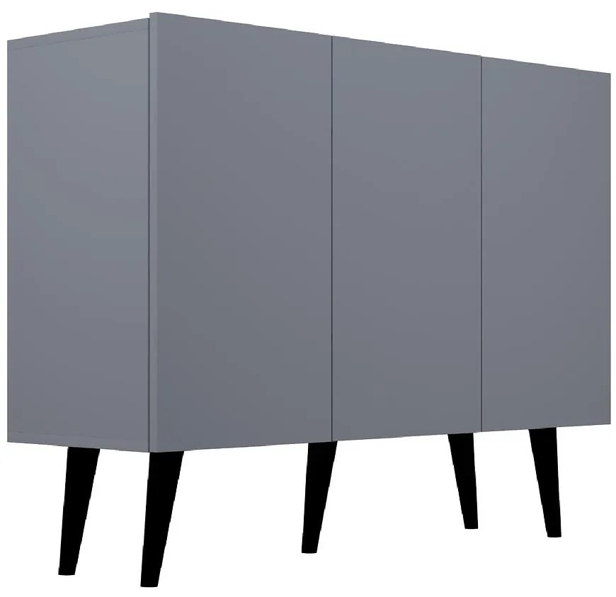 Komoda 120 Toronto Šedý Chinchilla