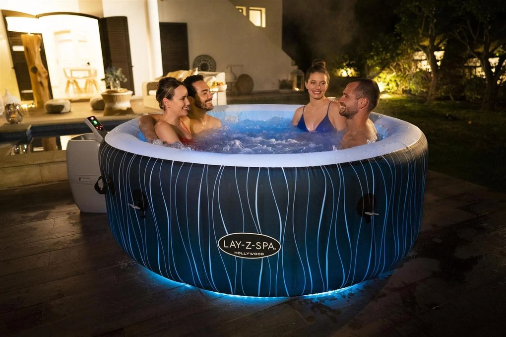 BESTWAY Lay-Z-Spa Hollywood AirJet Vírivka, 196 x 66 cm, 4-6 osôb 60059