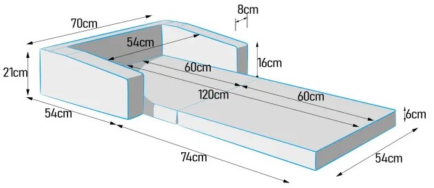 Cestovná postieľka DREAMER spiaci medveď