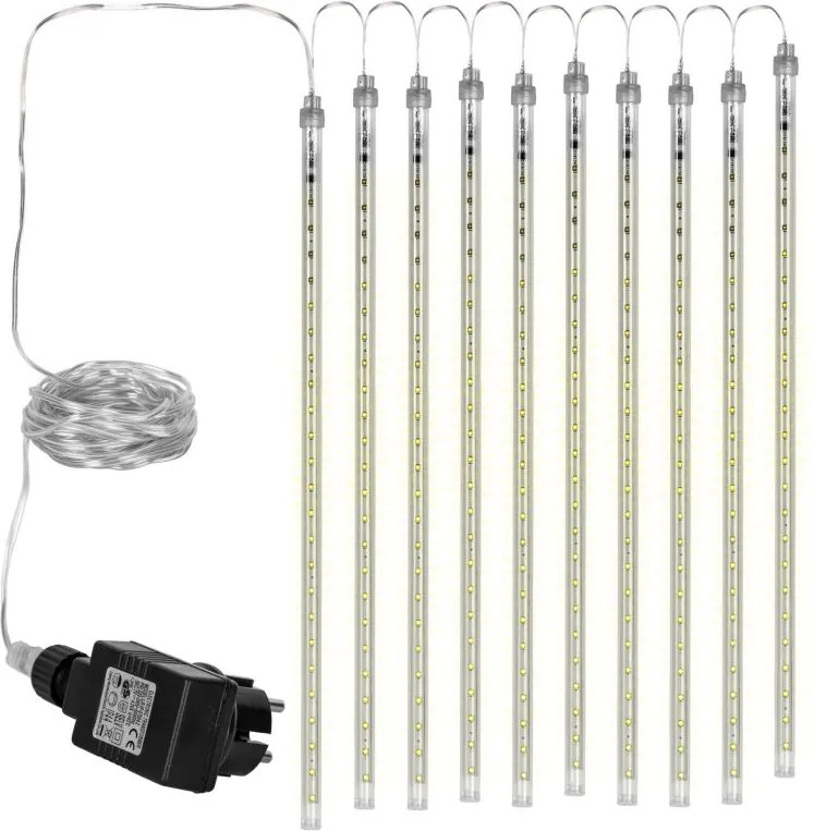 Vianočné osvetlenie - padajúci sneh, 480 LED, teple biele