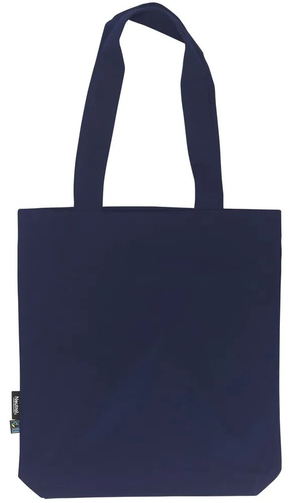 Neutral Látková nákupná taška z organickej Fairtrade bavlny - Námornícka modrá