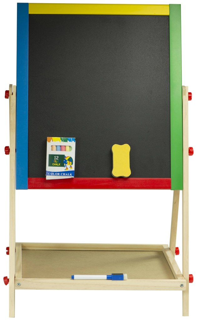 KIK Multifunkčná tabuľa obojstranná magnetická tabuľa 49 cm stojaca