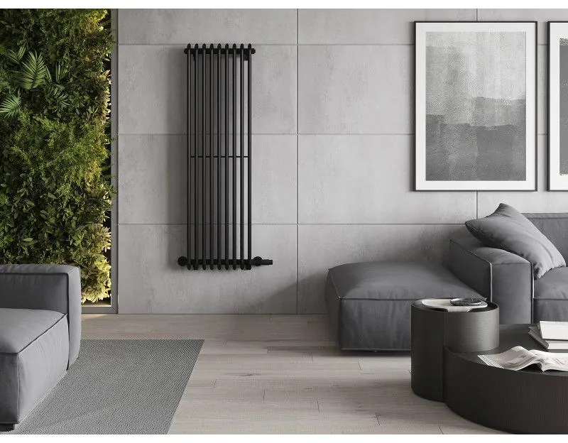 Mexen Atlanta, vykurovacie teleso 1500x460 mm, 894 W, čierna, W211-1500-460-00-70