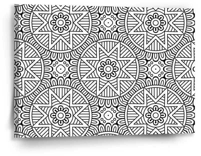 Sablio Obraz Hviezdy mehendi - 90x60 cm