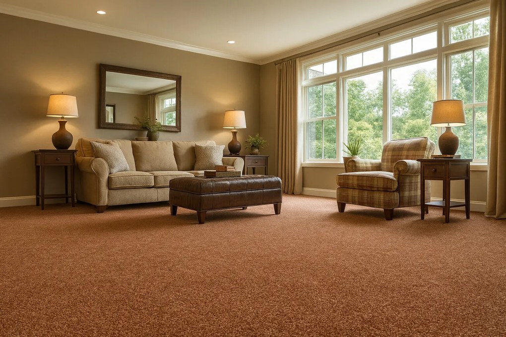 Condor Carpets, Metrážny koberec Prestige 496, na mieru, šíře 4m, oranžová, ab (mriežka), detská izba