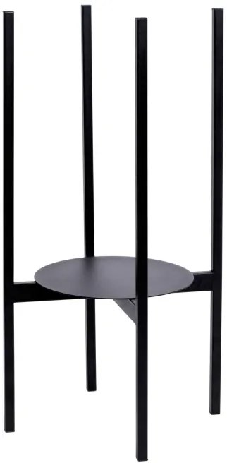 Stojan na kvety TORRE čierny 60 cm