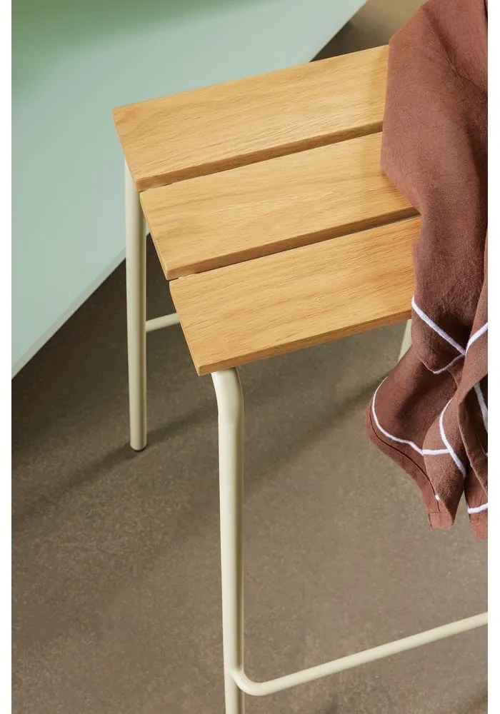 Béžové/v prírodnej farbe barové stoličky v súprave 2 ks (výška sedadla 76 cm) Stilt – Hübsch