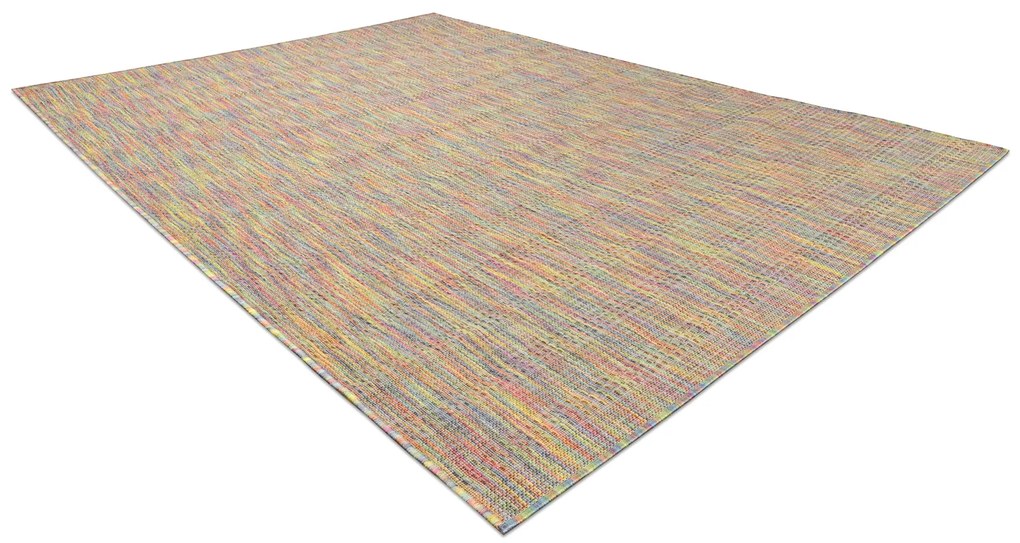 Moderný šnúrkový koberec FISY SIZAL 20789 Dúhový