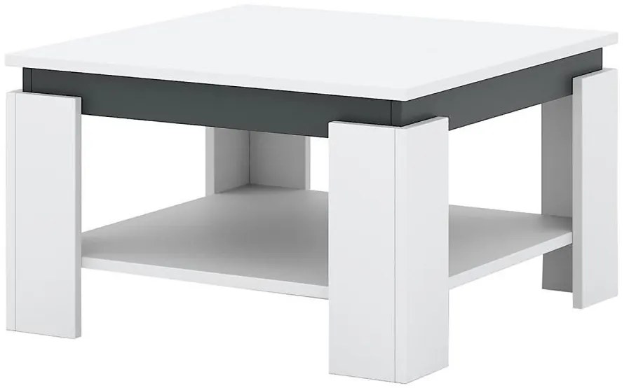 Konferenčný stolík OLAF biela/antracit