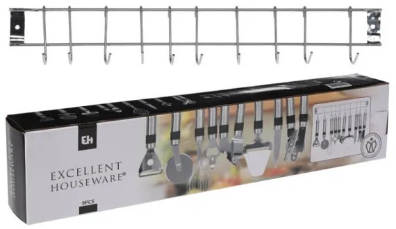 Sada kuchynských nástrojov z nehrdzavejúcej ocele 9 ks