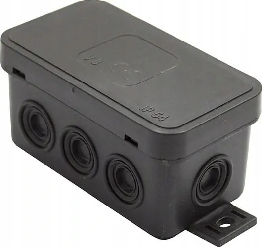 BERGE Prepojovacia skrinka IP54 čierna
