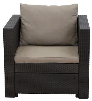 Keter Balkónové kreslo Provence, cappuccino (100333655)