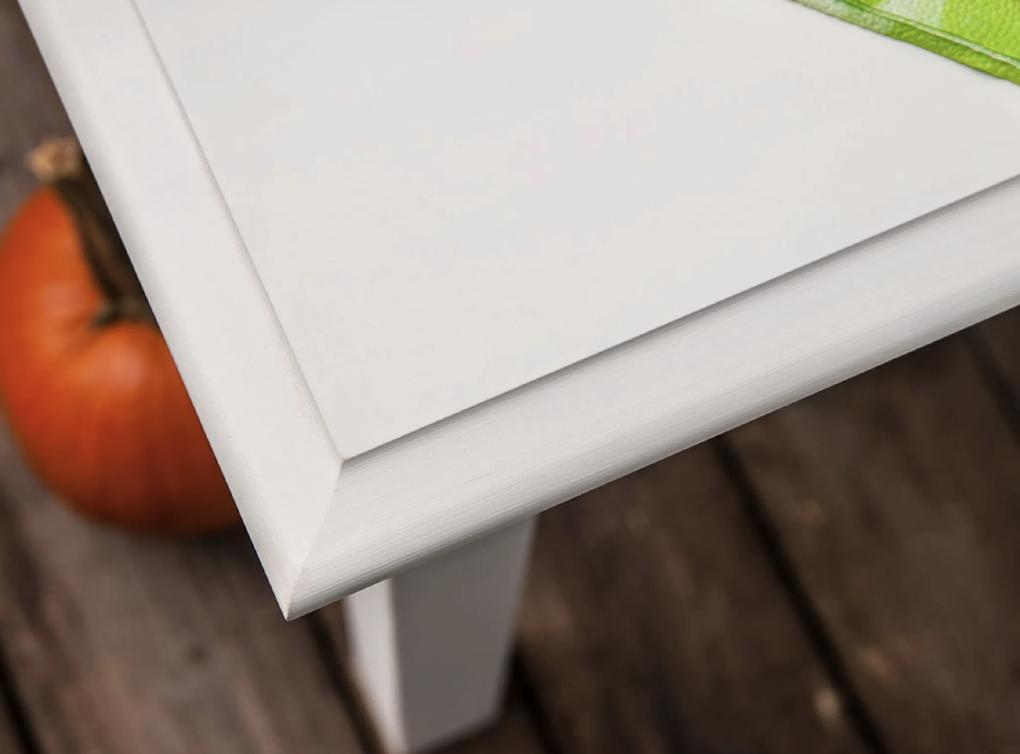 PROXIMA.store - Rustikálny rozkladací stôl 93/150 - 197 cm - BELLUNO ELEGANTE FARBA: biela - dub