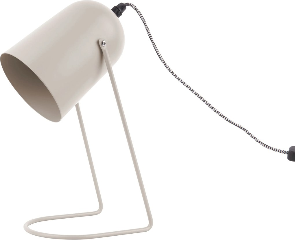 LEITMOTIV Stolná lampa Enchant šedá ∅ 18 × 30 cm